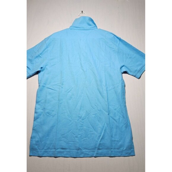 Tommy Hilfiger Polo Shirt Men’s Large Blue Short Sleeve Casual New Without Tags - Picture 3 of 3